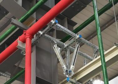田东该抗震支架的整体式支吊架结构协调性好